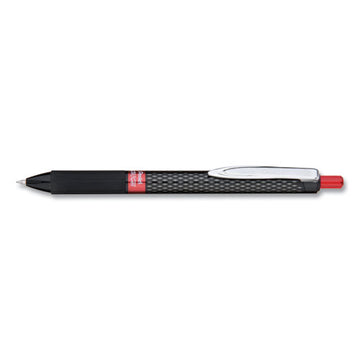Pentel® Oh! Gel Pen, Retractable, Medium 0.7 Mm, Red Ink, Black Barrel, Dozen freeshipping - TVN Wholesale
